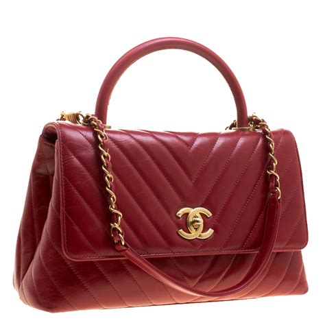 chanel coco handbag red|chanel bag catalogue.